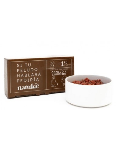 Natuka Perro Menu Barf Conejo Y Cordero*
