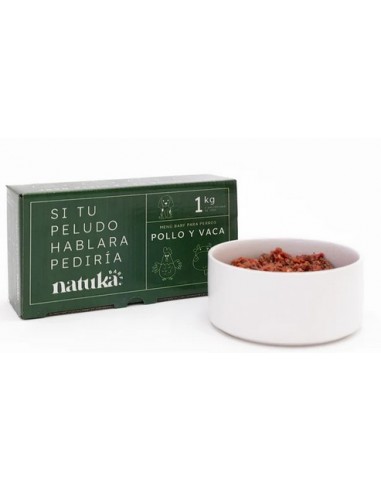 Natuka Perro Menu Barf Pollo Y Vaca*