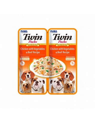 Churu Perro Twins Pollo Con Guiso...