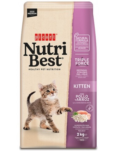 Picart Nutribest Gato Kitten Pollo &...