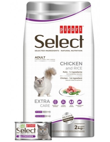 Picart Select Gato Adult Pollo Y Arroz