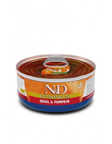 Farmina ND Cat Calabaza Codorniz Lata