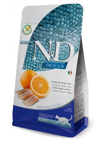 Farmina ND Cat Ocean Arenque Naranja