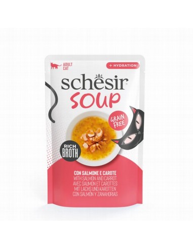 Schesir Gato Soup Salmon Y Zanahoria... Schesir Gato Soup Salmon Y Zanahoria...
