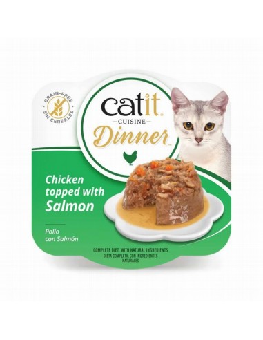 Catit Cuisine Dinner Doble Capa Pollo...
