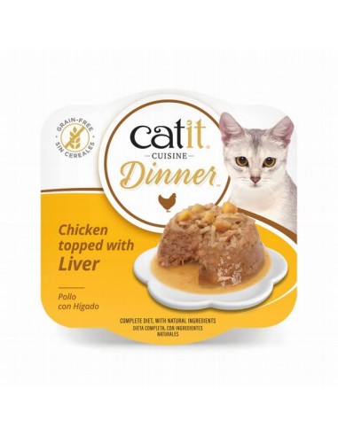 Catit Cuisine Dinner Doble Capa Pollo...