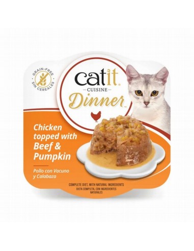 Catit Cuisine Dinner Doble Capa Pollo...