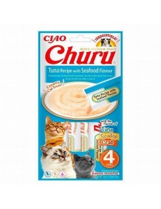 Churu Gato Atún con Marisco