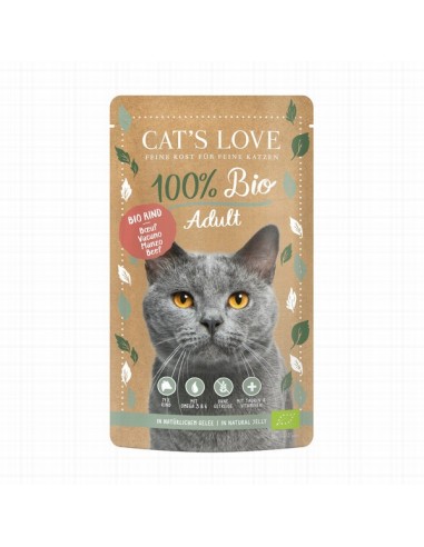 Cat's Love Bio Adult Vacuno Sobre