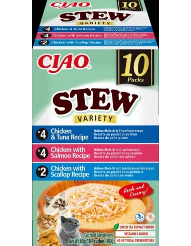 Churu Gato Guiso Variedades Pollo (...