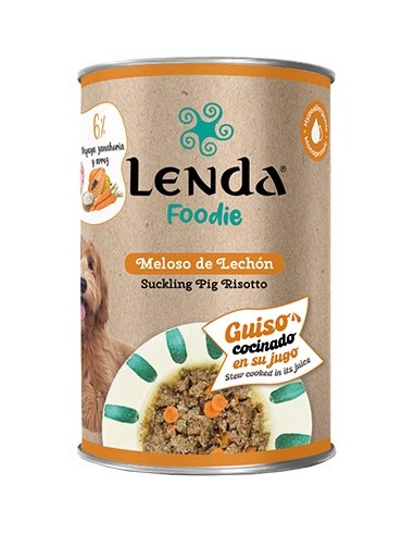 Lenda Perro Foodie Meloso de Lechón Lata