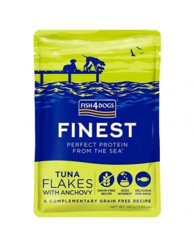 Fish4Dogs Mousse Atún Con Anchoas Sobre