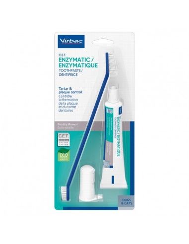 Virbac Kit Cepillos CET Pasta Enzimatica