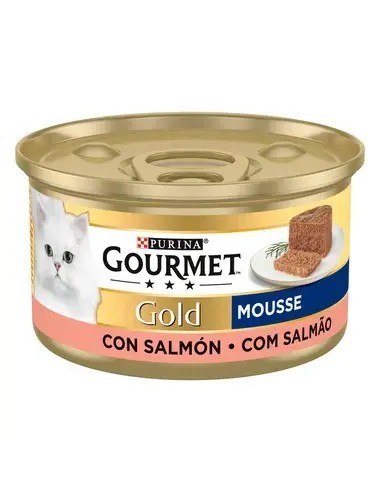Purina Gourmet Gold Mousse Salmon Lata