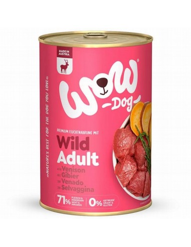 Wow Perro Venado con Boniato 400 gr Lata