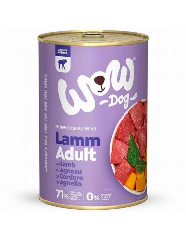 Wow Perro Cordero con Calabaza 400 gr...