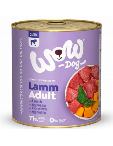 Wow Perro Cordero con Calabaza 800 gr...