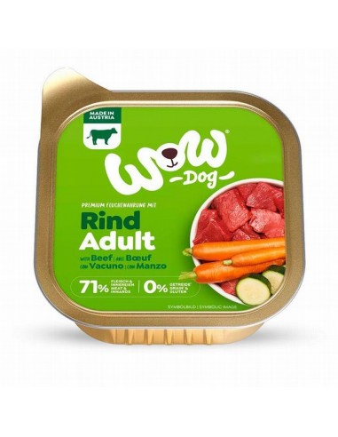 Wow Perro Vacuno con Zanahoria 150gr...