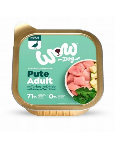Wow Perro Pavo con Calabacín 150gr...
