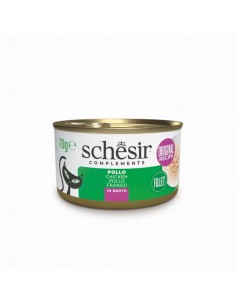 Schesir Gato Pollo Caldo Lata