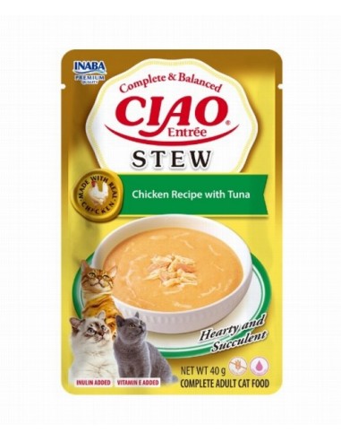 Churu Gato Entrée Stew Pollo con Atún...
