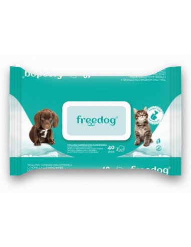 Freedog Toallitas Talco 40 Unidades