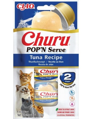 Churu Gato Pop'N Serve Atún 2 Cups