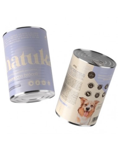 Natuka Perro Ternera con Brocolí Lata