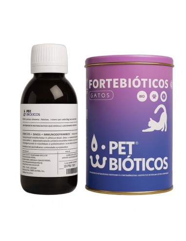 Fortebioticos Gatos 600 Gotas 100 ml.
