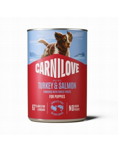 Carnilove Perro Puppy Salmón y Pavo Lata