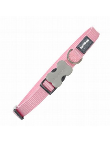 Red Dingo Perro Collar Liso Rosa