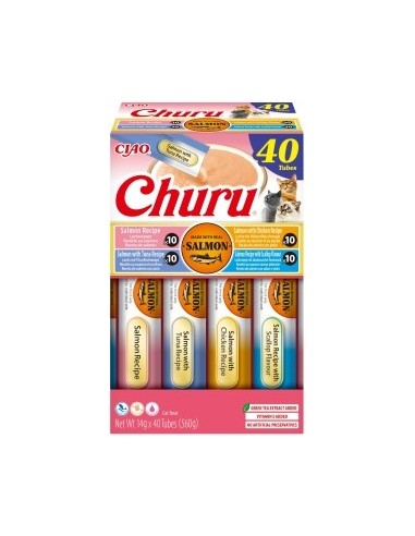 Churu Gato Variedades Salmon 40 Unidades