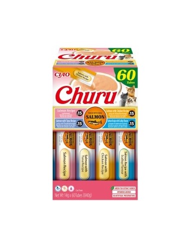 Churu Gato Variedades Salmon 60 Unidades