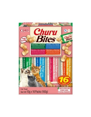 Churu Gato Variedades Bites 16 Unidades
