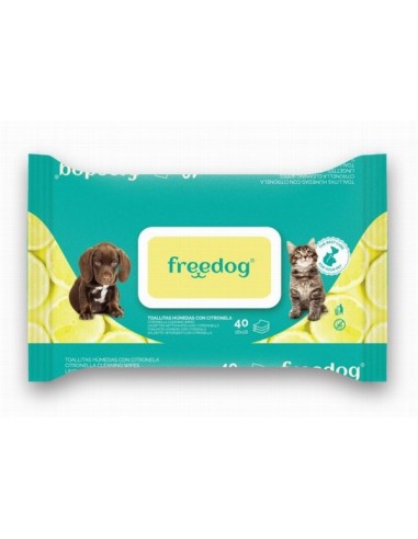 Freedog Toallitas Citronela 40 Unidades