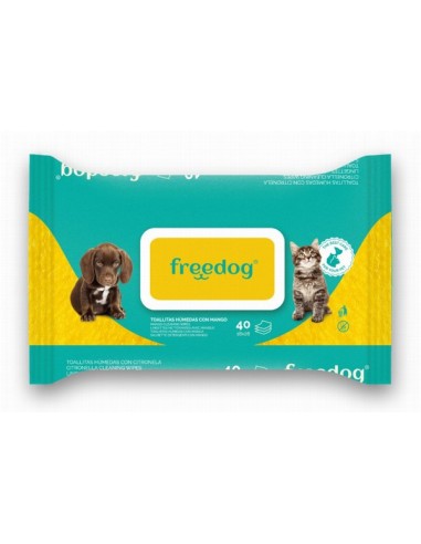 Freedog Toallitas Mango 40 Unidades