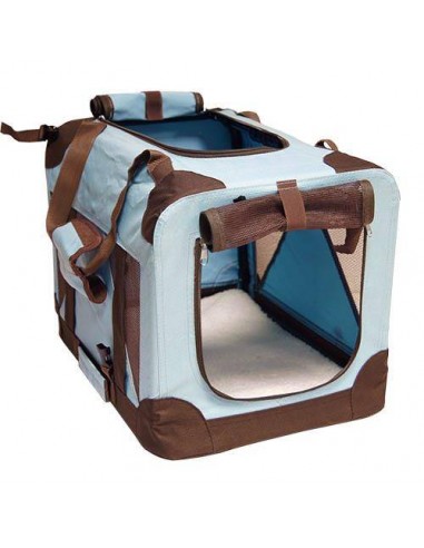 Jaula Plegable de Loneta Azul