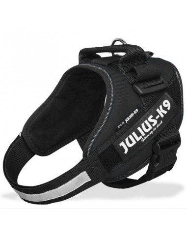 Arnés Julius-K9 IDC® Power negro para perros