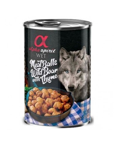 Alpha Spirit Albóndigas Jabalí Y Tomillo Alpha Spirit Albóndigas Jabalí Y Tomillo