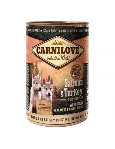 Carnilove Lata Salmón y Pavo para cachorros