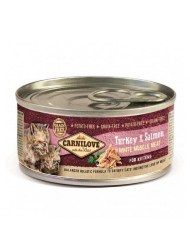 Carnilove Kitten Lata Salmón y Pavo