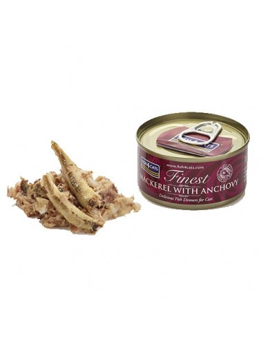 Fish4Cats Lata de caballa con anchoa