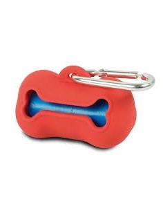Dispensador de Bolsas Excrementos Hueso Silicona